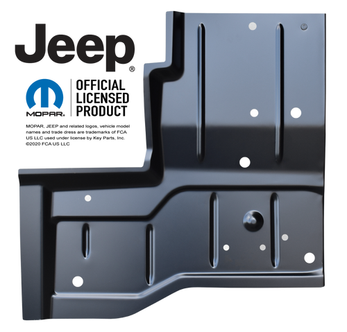 87-95 YJ WRANGLER RR, OE STYLE, FLOOR PAN, RH
