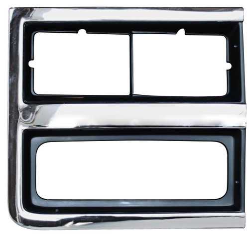 89-91 BLAZER H/L DOOR (RV SERIES) CHRM/SLV DUAL H/L, RH