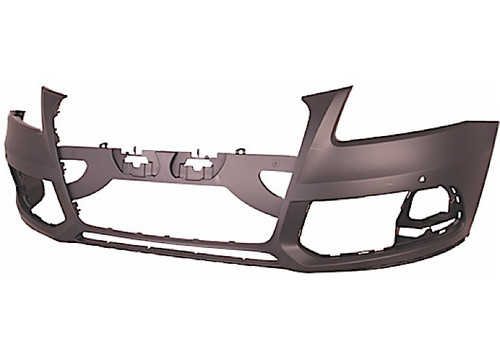 FRONT BUMPER COVER; W/O S-LINE PKG; W/O HEADLAMP WASHER; W/PARKING AID; PRIME; Q5 13-17