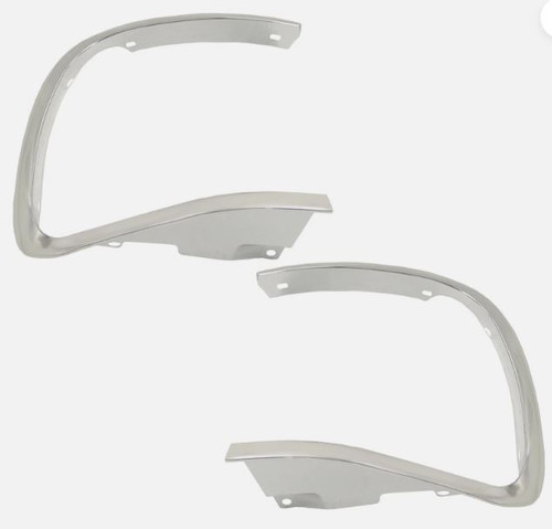 1970 Ford Mustang Fender Headlight Moulding Extension Set