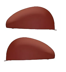 Cadillac Steel Rear Fender Skirt Set Tear Drop Style Outside Mount 1936-1948