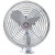 Heavy Duty 2 Speed 6" Fan,Steel Blades,Chrome Plated-12V *Universal Application*