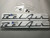 Chevy "BELAIR" Chrome Rear Quarter Script SET~1955-1956