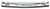 88-98 C/K SERIES FRT VALANCE CHR W/LIGHTS W/INSERT