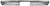 81-91 CHEV/GMC FLEETSIDE P/U REAR BUMPER, CHROME W/O MOLDING HOLES