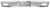 81-82 CHEV/GMC P/U FRONT BUMPER, CHROME, W/O MOLDING HOLES