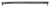69-72 GMC P/U TOP BAR CHR