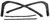Chevrolet IMPALA VENT WINDOW RUBBER 1961-62 *2-DOOR*