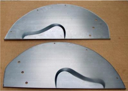 Ford Model A Fordor Sedan Rear Inner Fender Panels 1 Hump Style 1928 ...