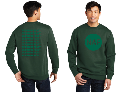 Forest Green Fleece Crew