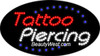 Electric Flashing & Chasing LED Sign: Tattoo Piercing