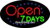 Electric Flashing & Chasing LED Sign: Open 7 Days