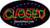 Electric Flashing & Chasing LED Sign: Open Closed