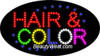 Electric Flashing & Chasing LED Sign: Hair & Color