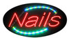 Animation & Flashing LED Sign - Nails