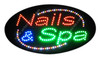 Animation & Flashing LED Sign - Nails & Spa