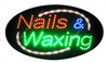 Animation & Flashing LED Sign - Nails & Waxing