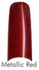 Lamour Color Nail Tips: Metallic Red - 110ct