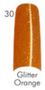 Lamour Color Nail Tips: Glitter Orange - 110ct