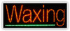 Electric LED Sign - Waxing  2173