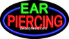 Neon Flashing Sign Ear Piercing