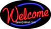 Neon Flashing Sign: Welcome