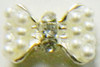 3D Rhinestones Crystal Nail Metal Charms B025