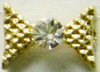 3D Rhinestones Crystal Nail Metal Charms B054