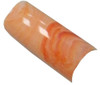 Lamour Marble Nail Tips -  Pastel Orange 110 tips