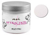 NSI Attraction Nail Powder Glistening Masquerade Soft White - 40 g (1.42 Oz.)