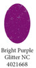 U2 Bright Acrylics Color Powder - Bright Purple Glitter NC