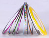 NDi beauty Nail Art Matte Glitter Striping Tape Line Sticker No. 3 - 10 rolls (1 mm)