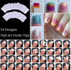 NDI beauty Nail Art French Tips Manicure Stickers - 24 Sheets / 24 Style Guide