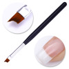 NDi beauty French Tip Brush Quarter Moon Shape