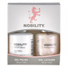 LeChat Nobility Gel Polish & Nail Lacquer Duo Set Sea Shell - .5 oz / 15 ml