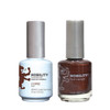 LeChat Nobility Gel Polish & Nail Lacquer Duo Set Coffee - .5 oz / 15 ml