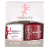 LeChat Nobility Gel Polish & Nail Lacquer Duo Set Luscious - .5 oz / 15 ml