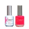 LeChat Nobility Gel Polish & Nail Lacquer Duo Set Hot Pink - .5 oz / 15 m