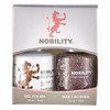 LeChat Nobility Gel Polish & Nail Lacquer Duo Set All That Glitz - .5 oz / 15 ml