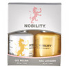 LeChat Nobility Gel Polish & Nail Lacquer Duo Set Lemon Drop - .5 oz / 15 ml