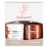 LeChat Nobility Gel Polish & Nail Lacquer Duo Set Pumpkin Spice- .5 oz / 15 ml
