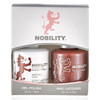 LeChat Nobility Gel Polish & Nail Lacquer Duo Set Walnut - .5 oz / 15 ml