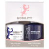 LeChat Nobility Gel Polish & Nail Lacquer Duo Set Midnight Sea - .5 oz / 15 ml