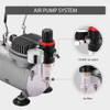 Professional Airbrushing System with 1/5 HP Air Compressor and 1 Airbrush Kit