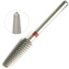 Titanium Cone Shape Nail Carbide Bit (Fine / Silver) -  3/32" Shank