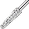 Titanium Cone Shape Nail Carbide Bit (Fine / Silver) -  3/32" Shank