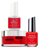 ibd Gel & Dip & Lacquer Trio Set Vixen Rouge