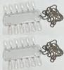 OPI Nail Lacquer CLEAR Palettes with Chain - 2 pair