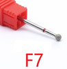 NDi beauty Diamond Drill Bit - 3/32 shank (FINE) - F7 NDi beauty Diamond Drill Bit - 3/32 shank (FINE) - F7