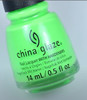 China Glaze Nail Polish Lacquer Frozen In Lime - .5oz